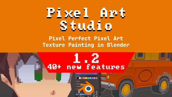 Pixel Art Studio v1.2.0 is out! More than 40 new features and improvements!