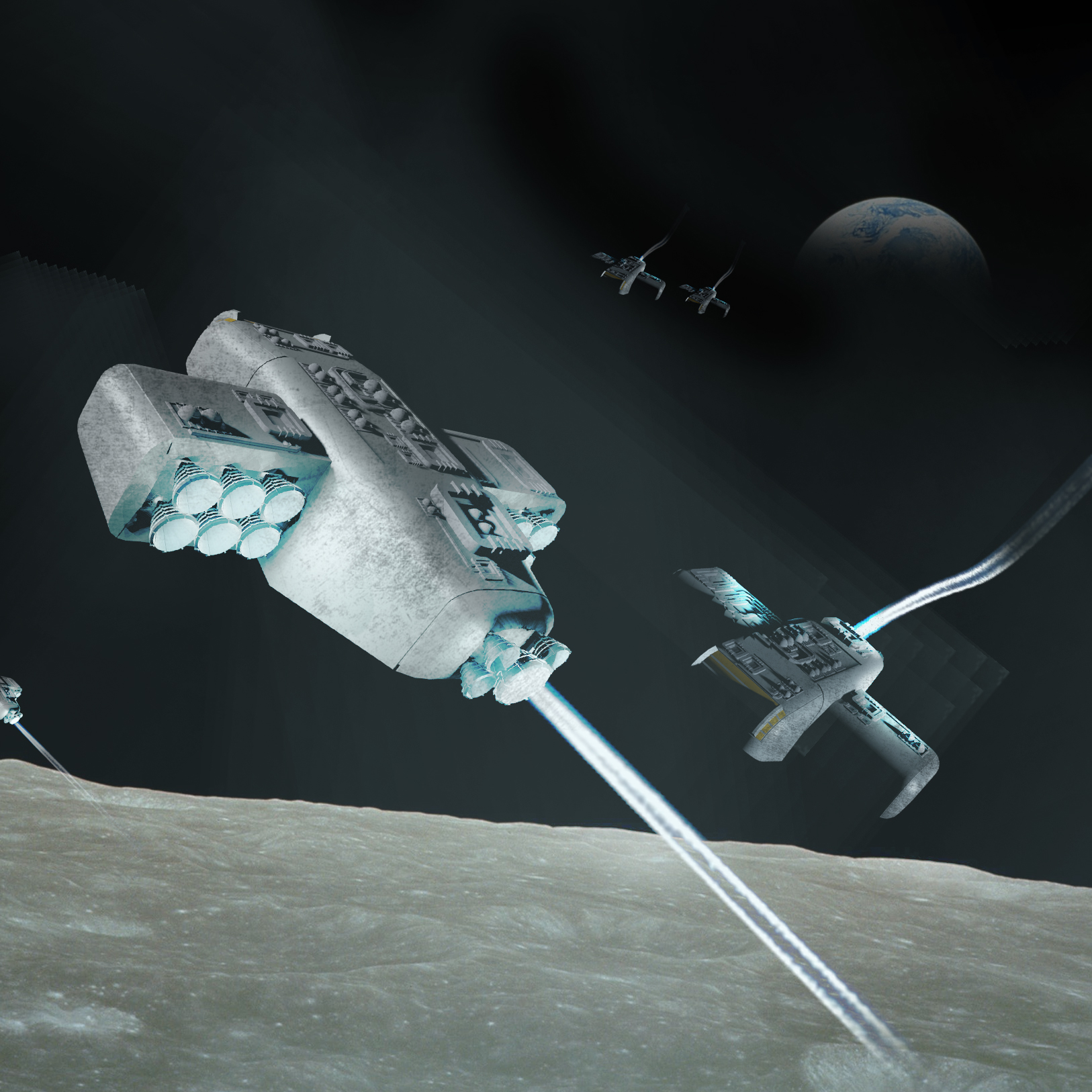 0003: Hard Surface Modeling + First Photobash