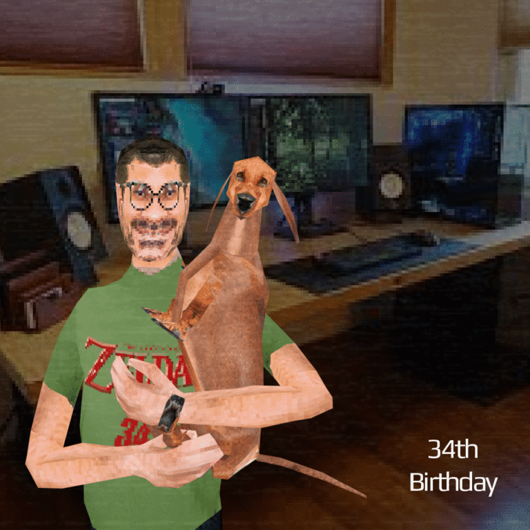 0008: My 34th Birthday as if I were a PS1 character