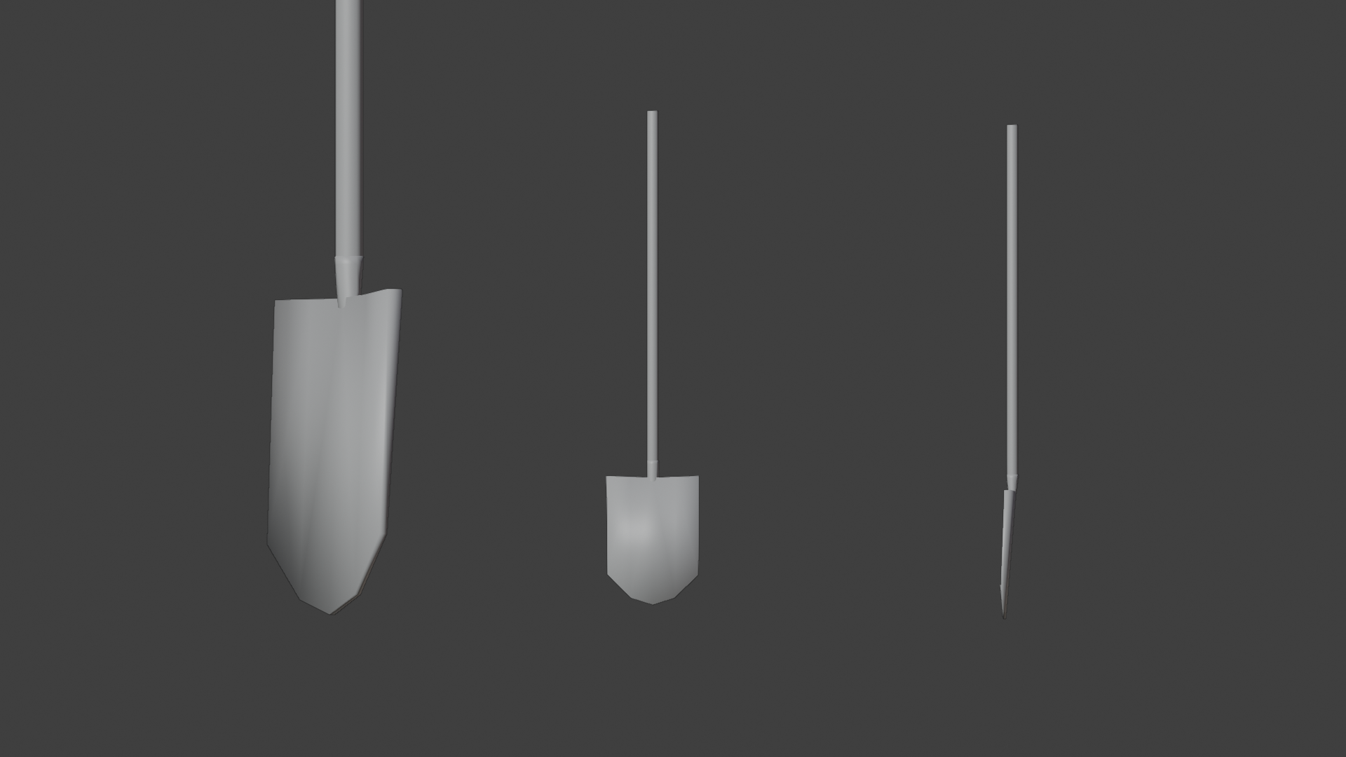 Day 99: Shovel Low Poly