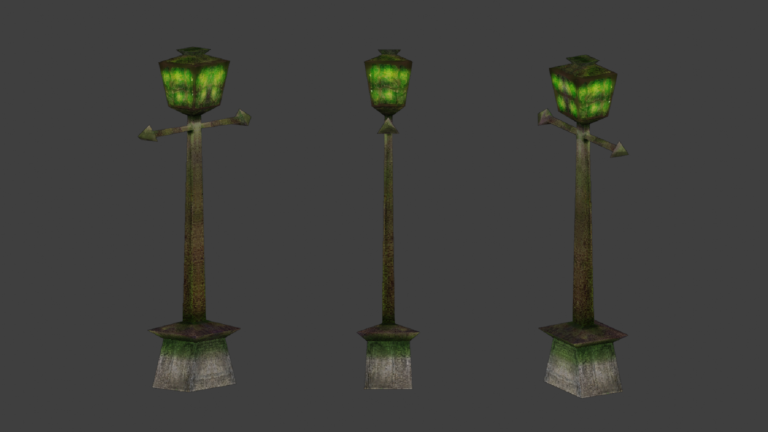 Day 115: Undercity Lamp Post Textured (WoW PS1)