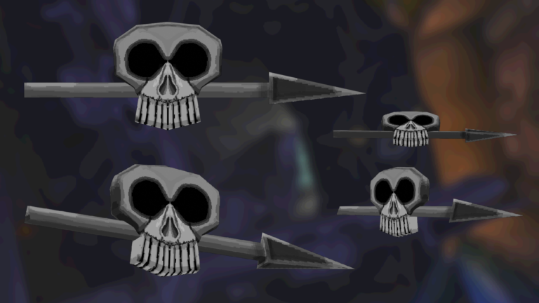 Day 143: Undercity Skull Sign Hand Painted (WoW PS1)