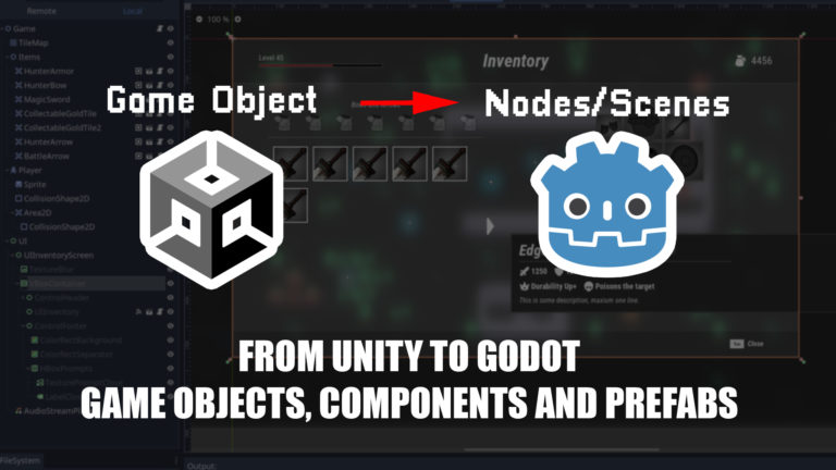 From Unity to Godot: Game Objects and Components in Godot?